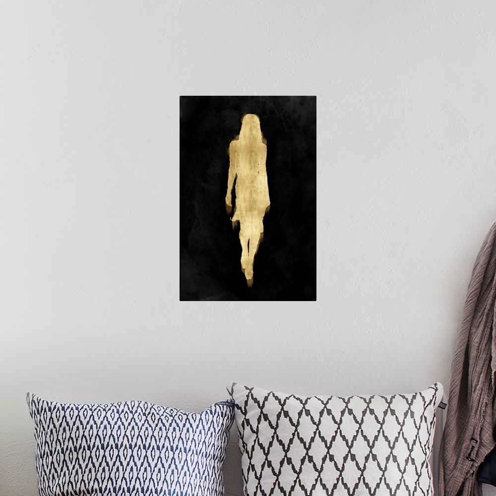 A bohemian room featuring Fashion Figure Gold II