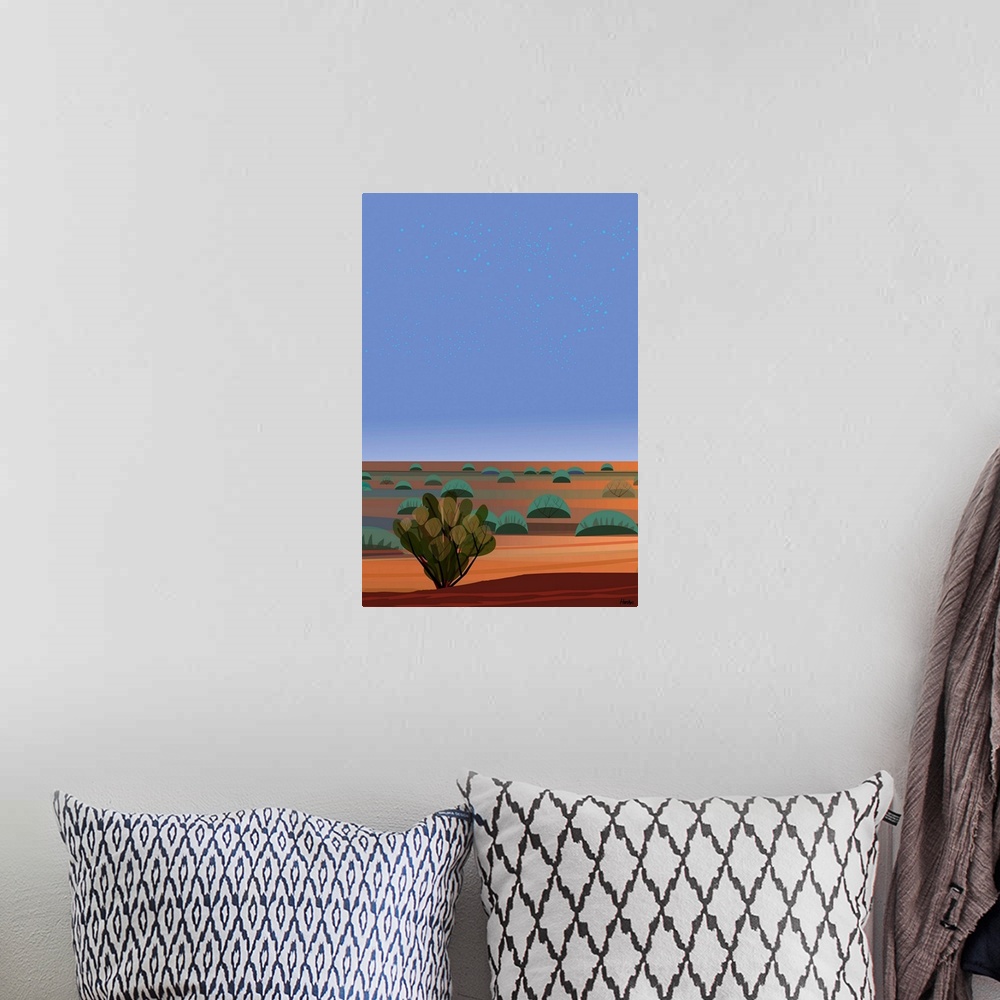 A bohemian room featuring Desert Twilight
