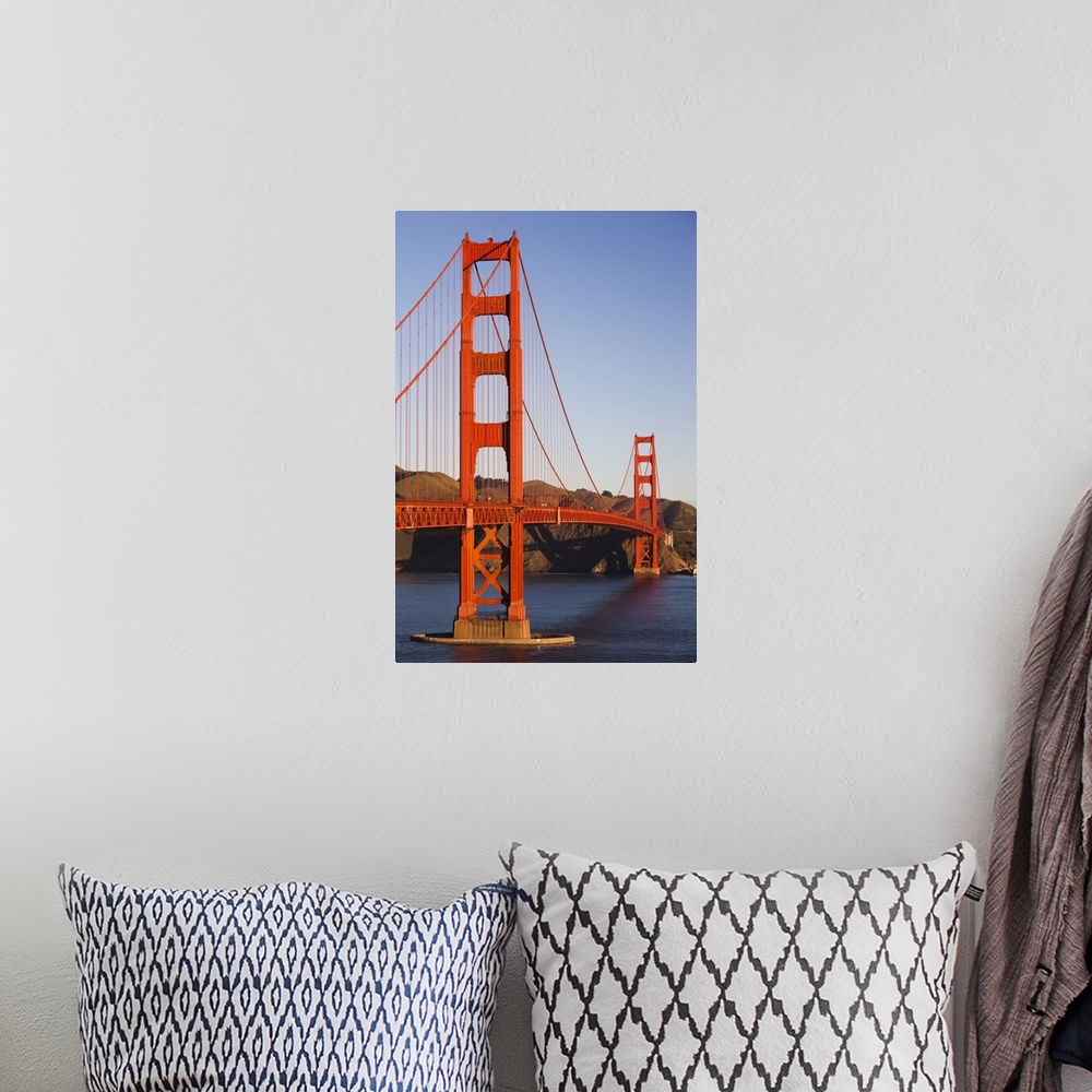 A bohemian room featuring USA, California, San Francisco, Presidio, Golden Gate National Recreation Area, elevated view of ...