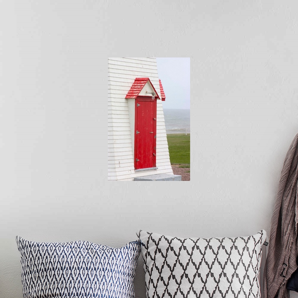 A bohemian room featuring NA, Canada, Prince Edward Island.  Door of East Point lighthouse.