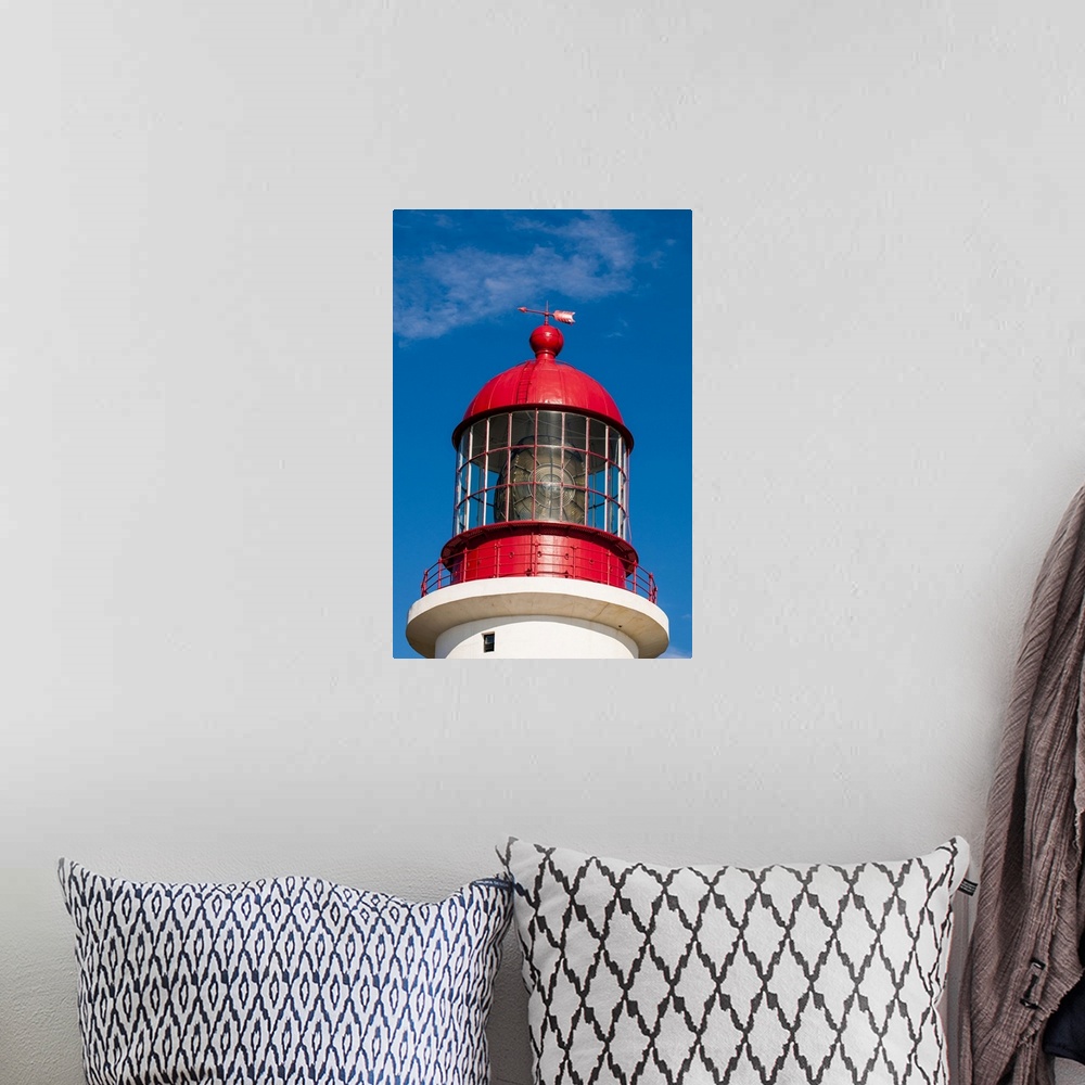A bohemian room featuring Cape Race Lighthouse, Cape Race, Avalon Peninsula, Newfoundland, Canada. Canada, Newfoundland.