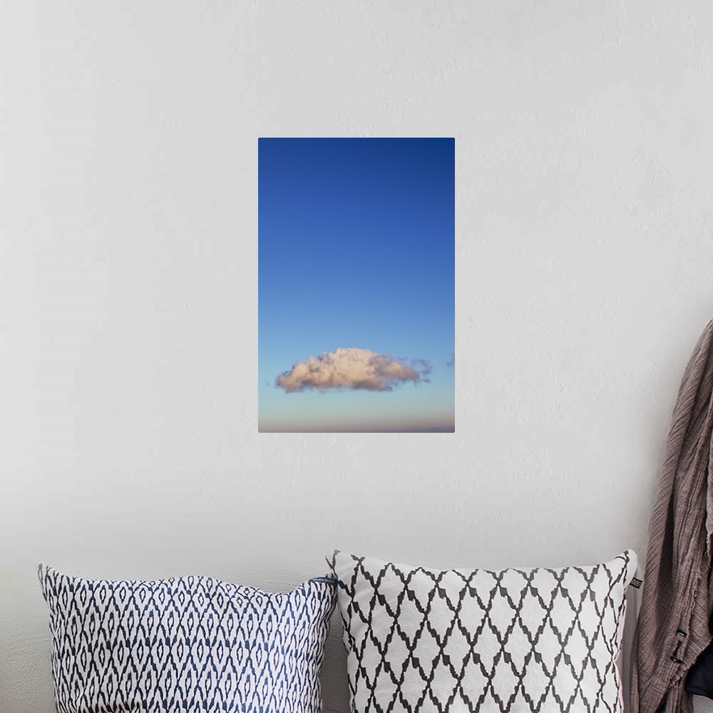 A bohemian room featuring Cloud at sunset.