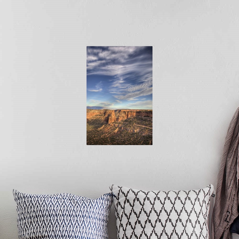 A bohemian room featuring CO, Colorado National Monument, view from Visitor Center .