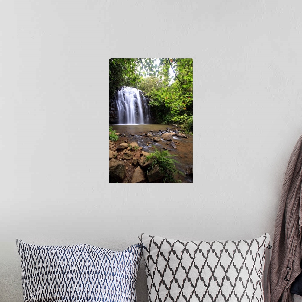 A bohemian room featuring Ellinjaa Falls,  Waterfall Circuit, Palmerston Highway, Atherton Tablelands, Queensland, Australia.