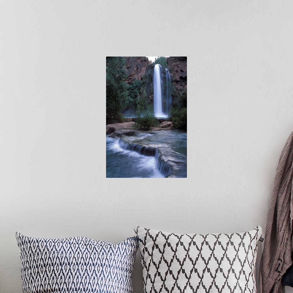 A bohemian room featuring Havasu Falls, Arizona.