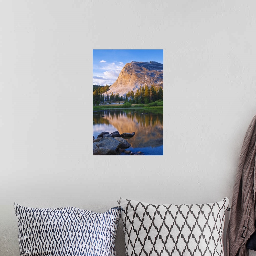 A bohemian room featuring Evening light on Lembert Dome and the Tuolumne River, Tuolumne Meadows area, Yosemite National Pa...