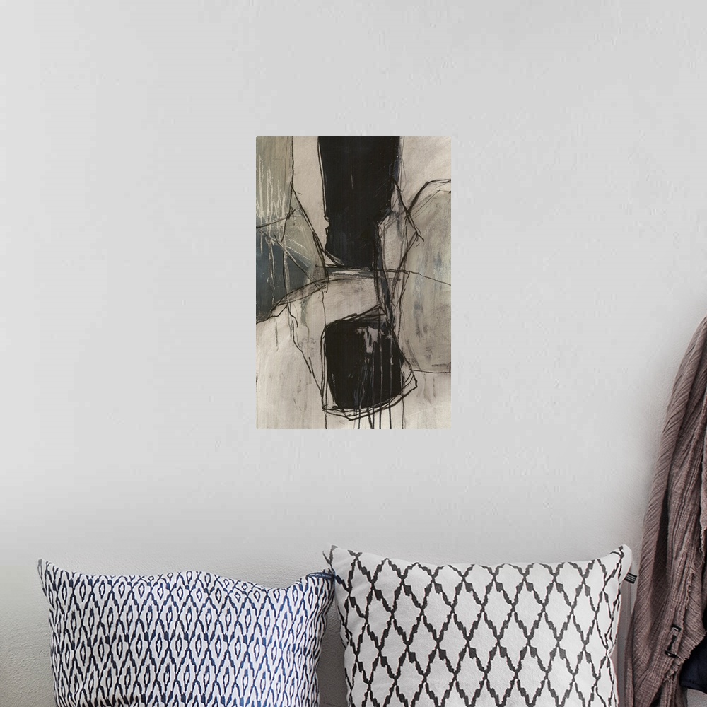 A bohemian room featuring Abstract 244