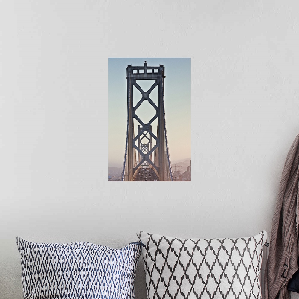A bohemian room featuring USA, California, San Francisco, Bay Bridge, Oakland Bay Bridge.