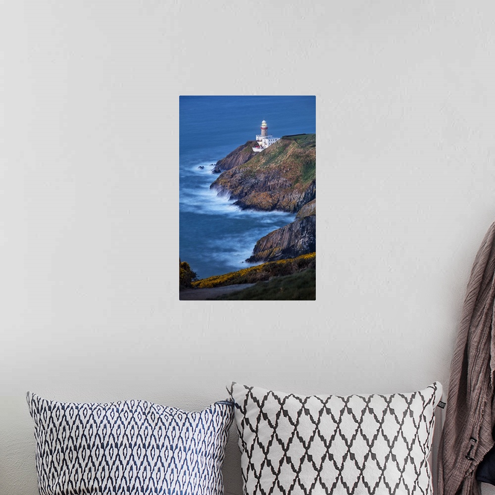 A bohemian room featuring Ireland, Dublin, The Baily Lighthouse is a lighthouse on the southeastern part of Howth Head.