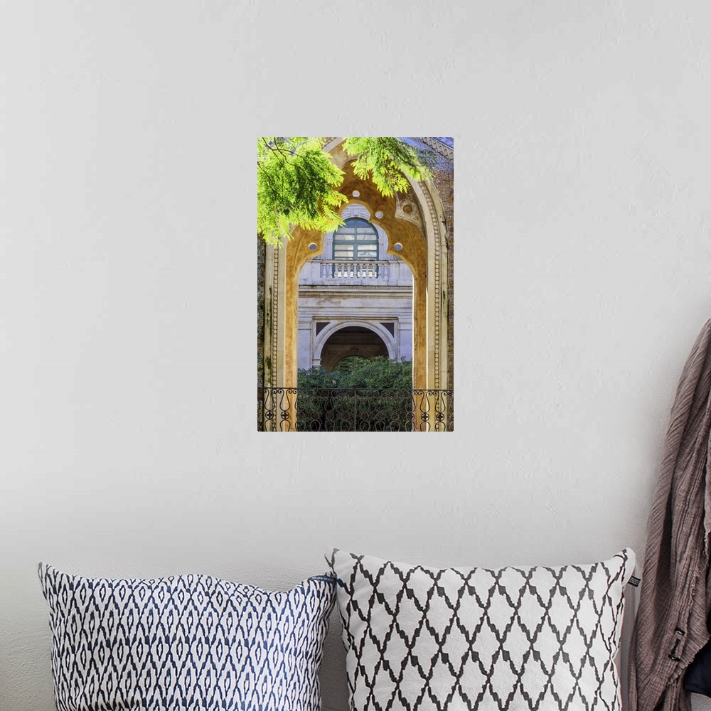 A bohemian room featuring Italy, Sicily, Catania district, Catania, Eastern cloister of the Benedictine Monastery.