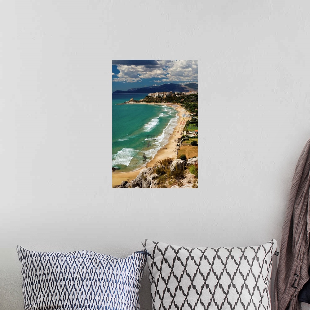 A bohemian room featuring Italy, Sperlonga, View of the beach
