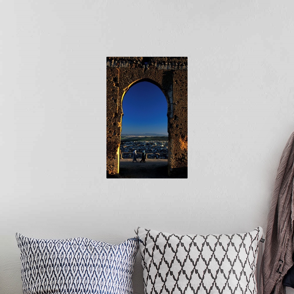 A bohemian room featuring Morocco, Fez, view of city from the tombs of Merinids