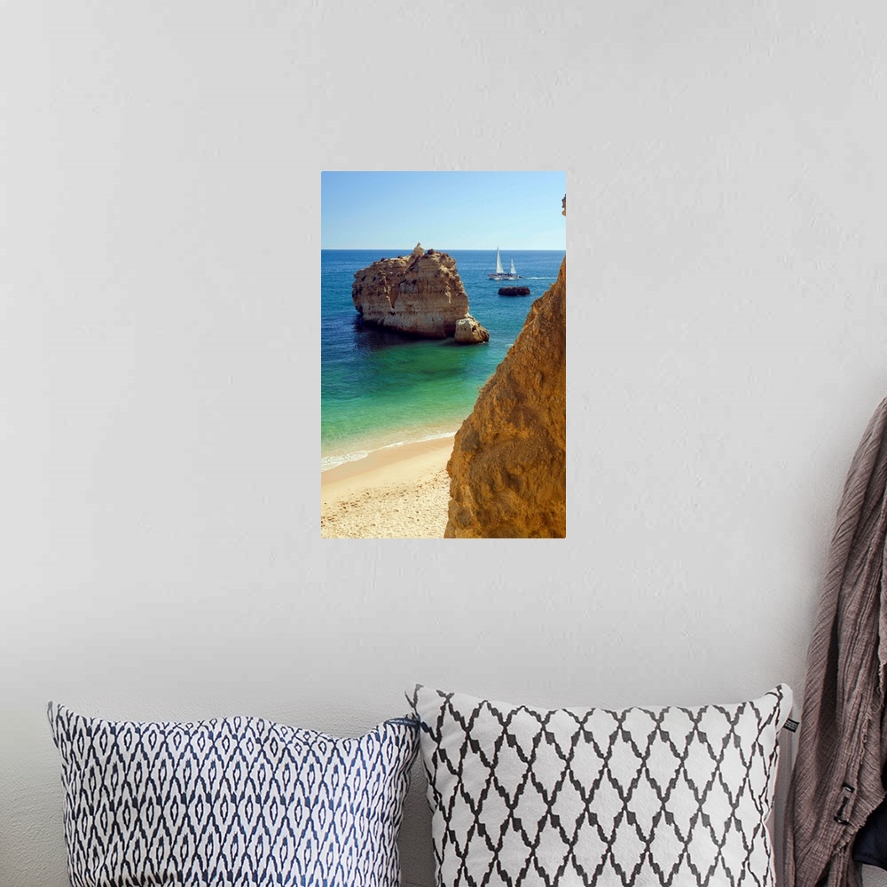A bohemian room featuring Portugal, Faro, Albufeira, Algarve, Praia de Sao Rafael beach