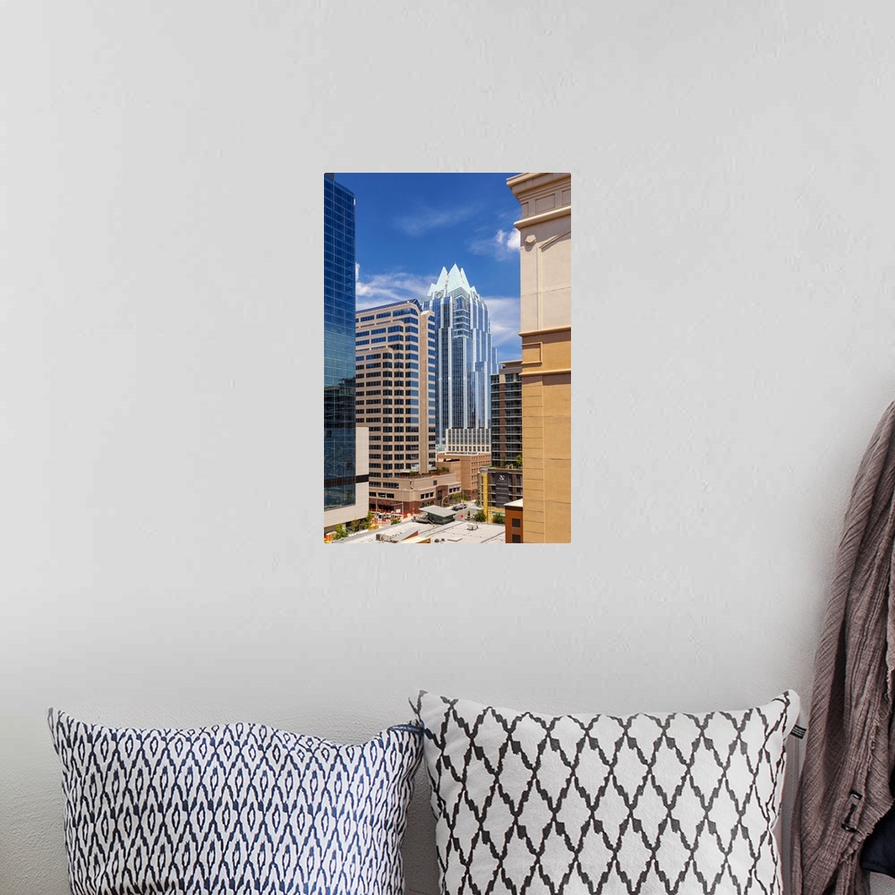 A bohemian room featuring Texas, Austin downtown skyline and Frost Bank Tower
