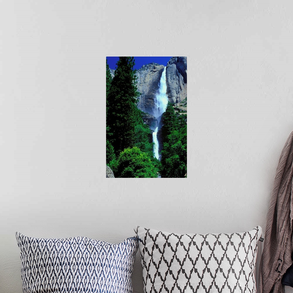 A bohemian room featuring United States, California, Yosemite National Park, Yosemite falls