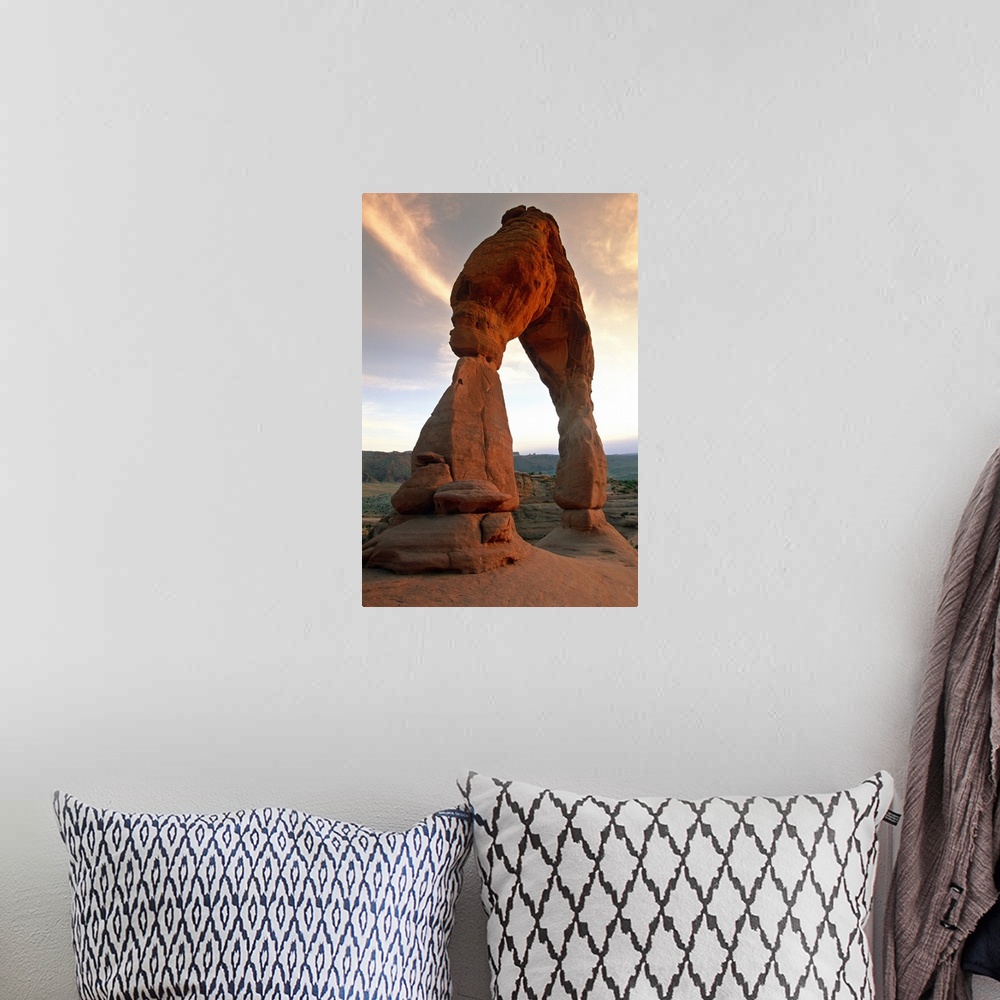 A bohemian room featuring United States, Utah, Arches National Park, Delicate Arch