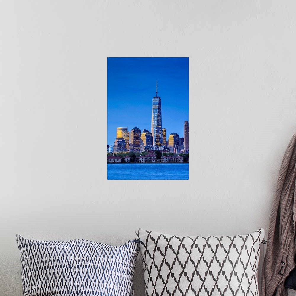 A bohemian room featuring USA, New York City, Manhattan, Lower Manhattan, One World Trade Center, Freedom Tower, The Ellis ...