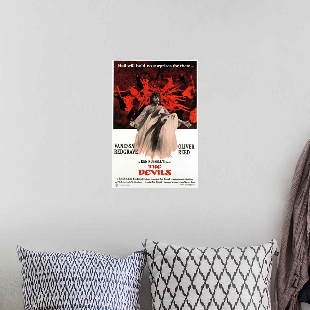 A bohemian room featuring The Devils - Movie Poster
