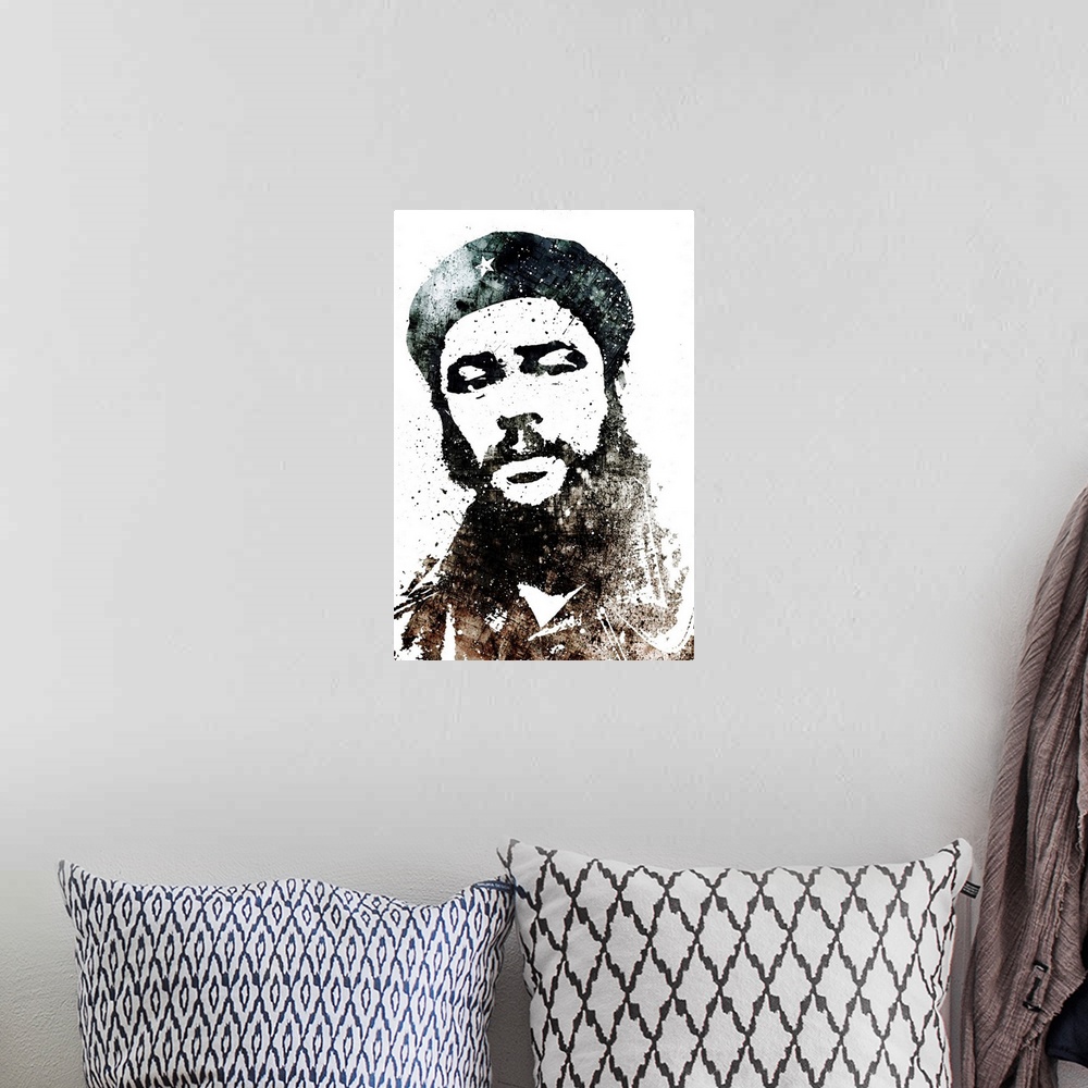 A bohemian room featuring Che