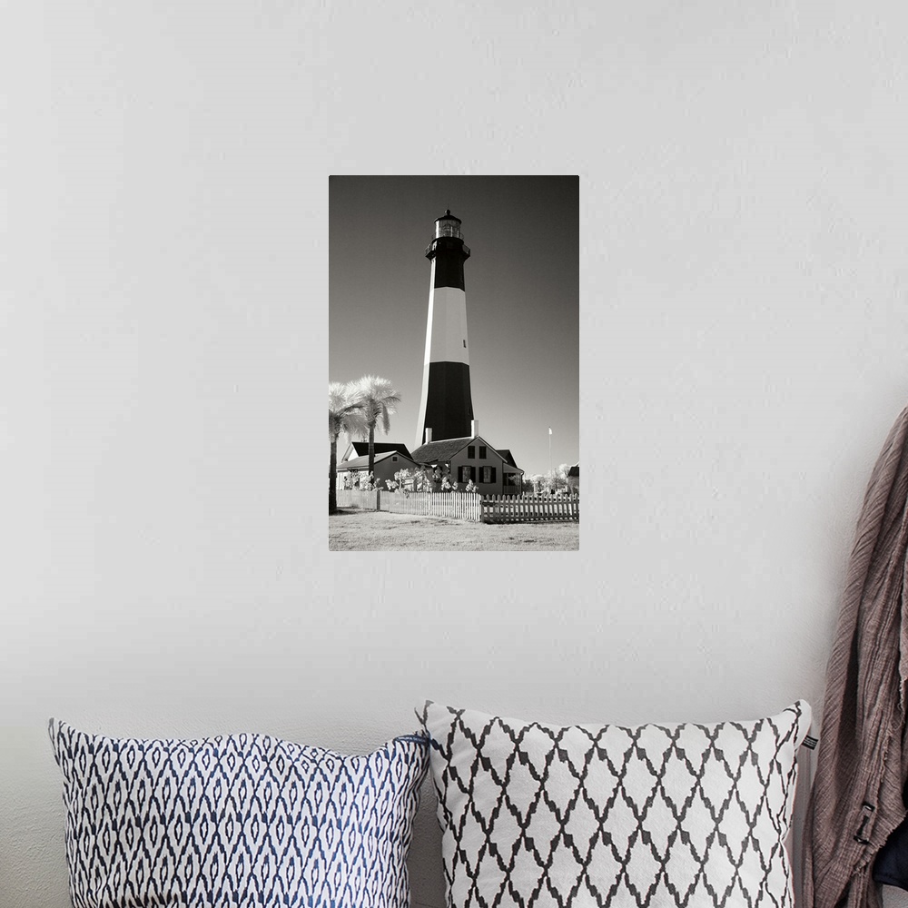 A bohemian room featuring Tybee Island Lighthouse