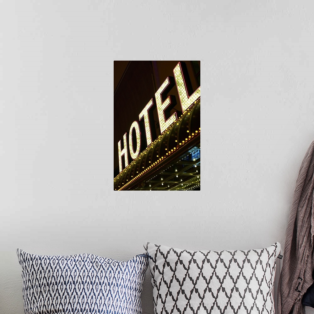 A bohemian room featuring Hotel sign, Las Vegas, Nevada
