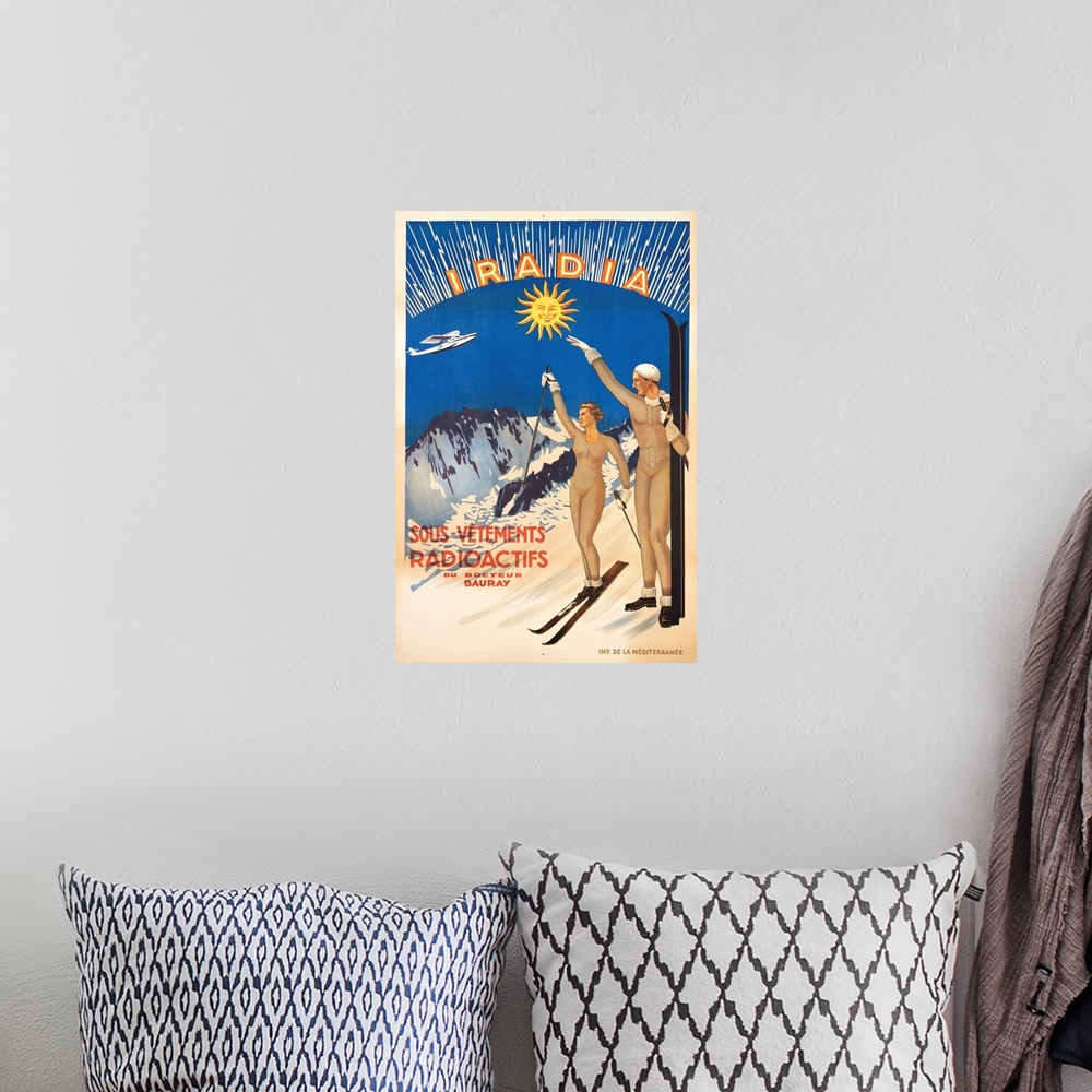 A bohemian room featuring Iradia Poster