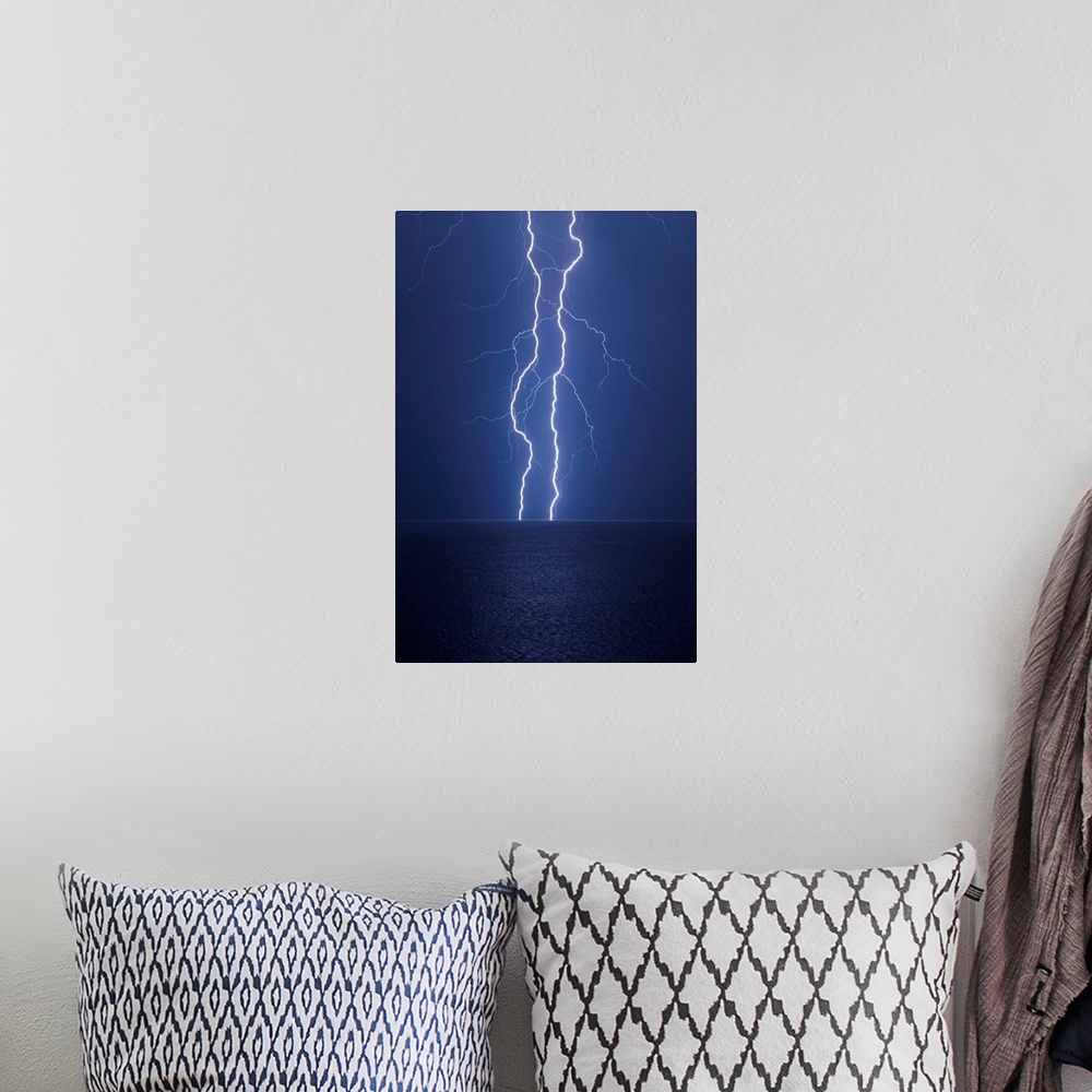 A bohemian room featuring Lightning