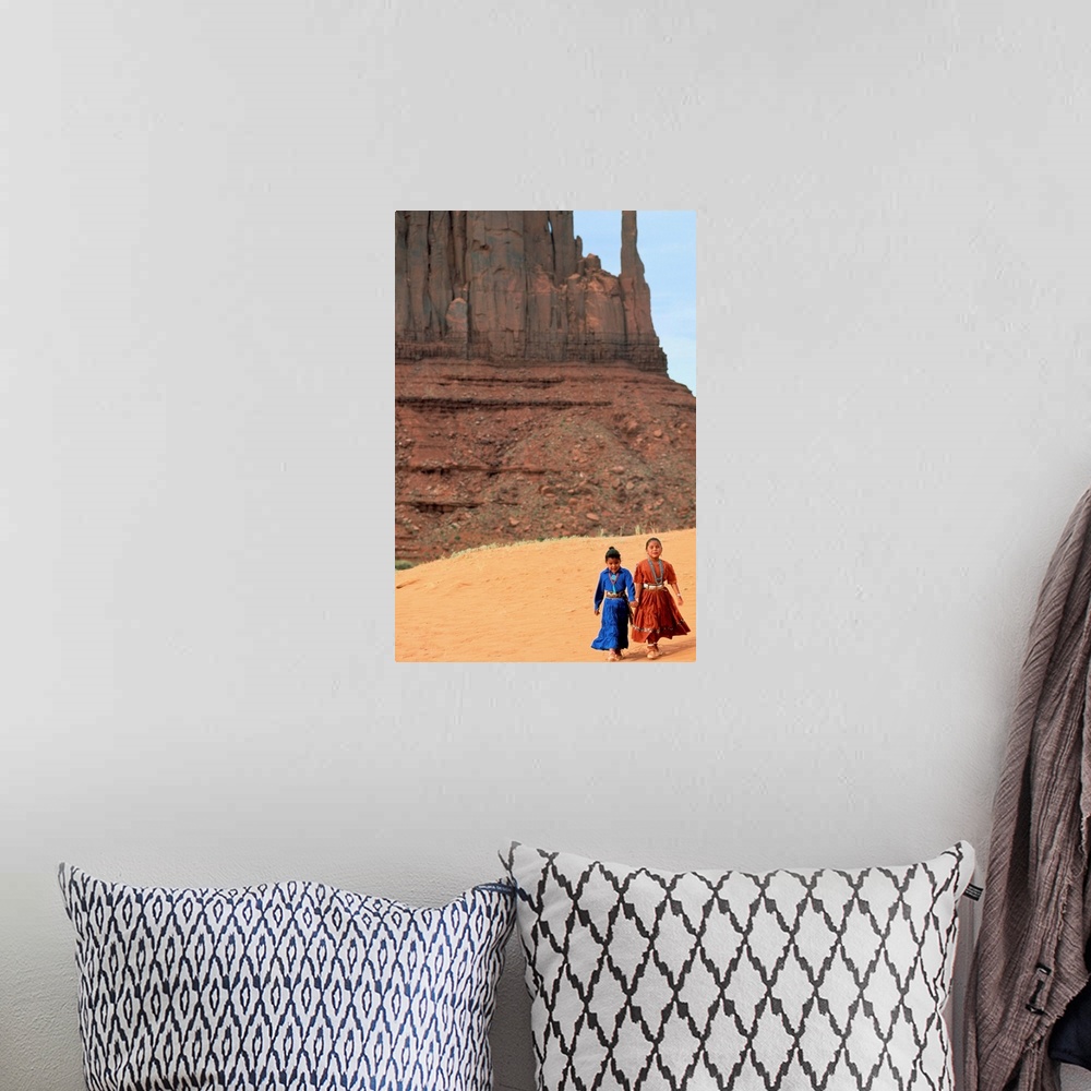 A bohemian room featuring Navajo Reservation Land