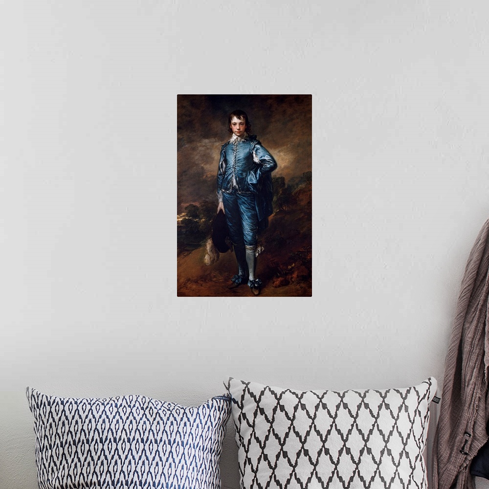 A bohemian room featuring Gainsborough's The Blue Boy is believed to be a portrait of Jonathan Buttall, the son of a wealth...