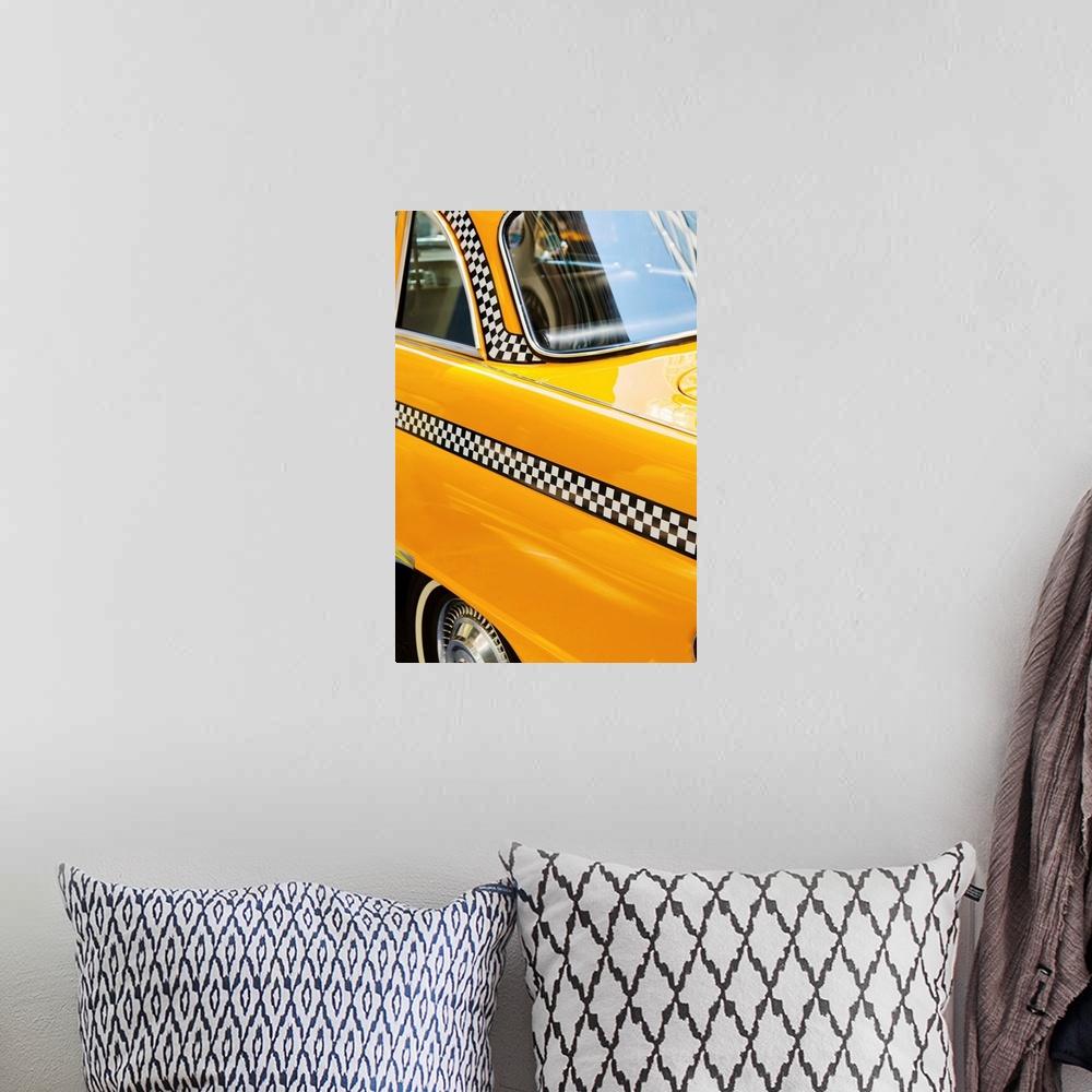 A bohemian room featuring USA, New York State, New York City, Antique taxi