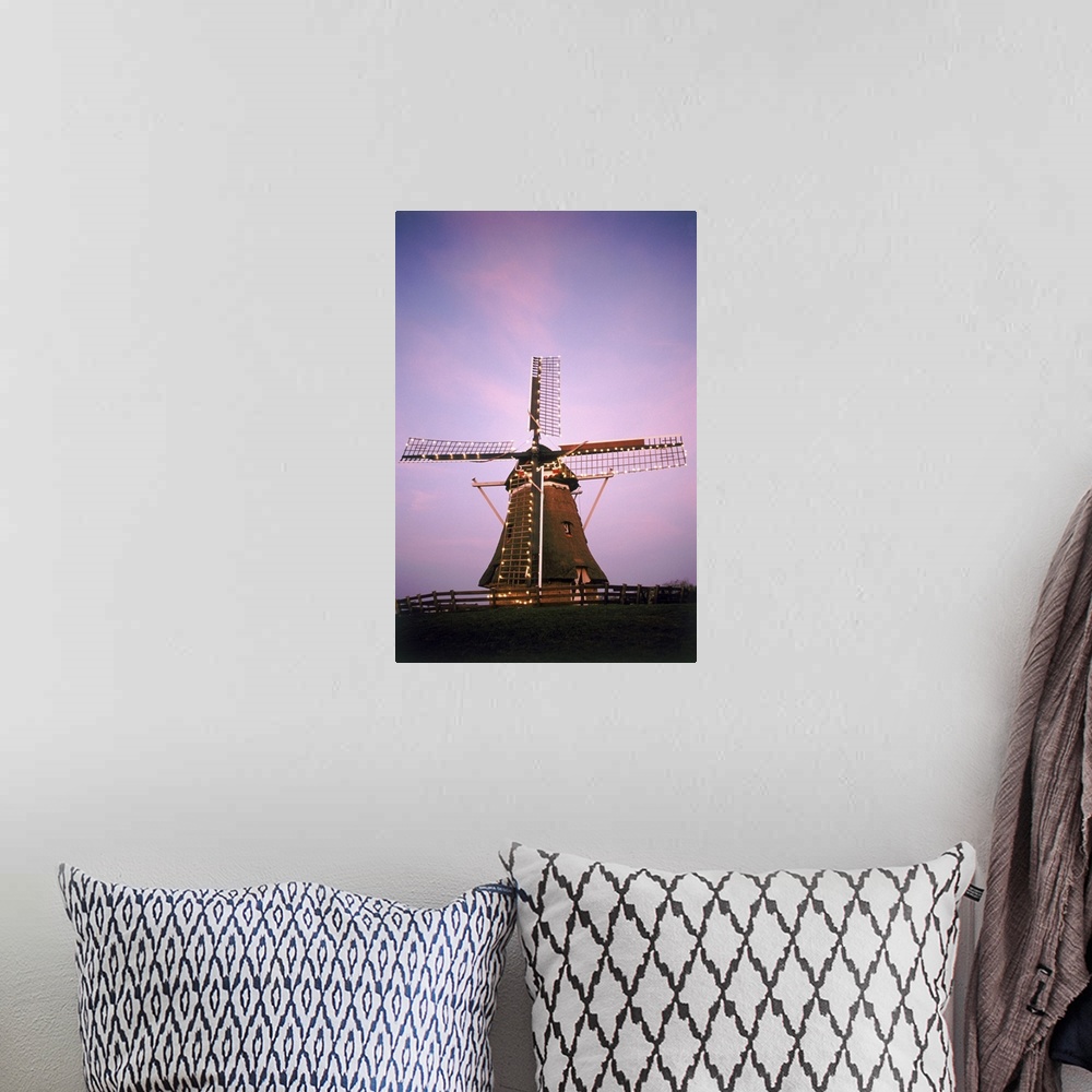 A bohemian room featuring Windmill, Netherlands