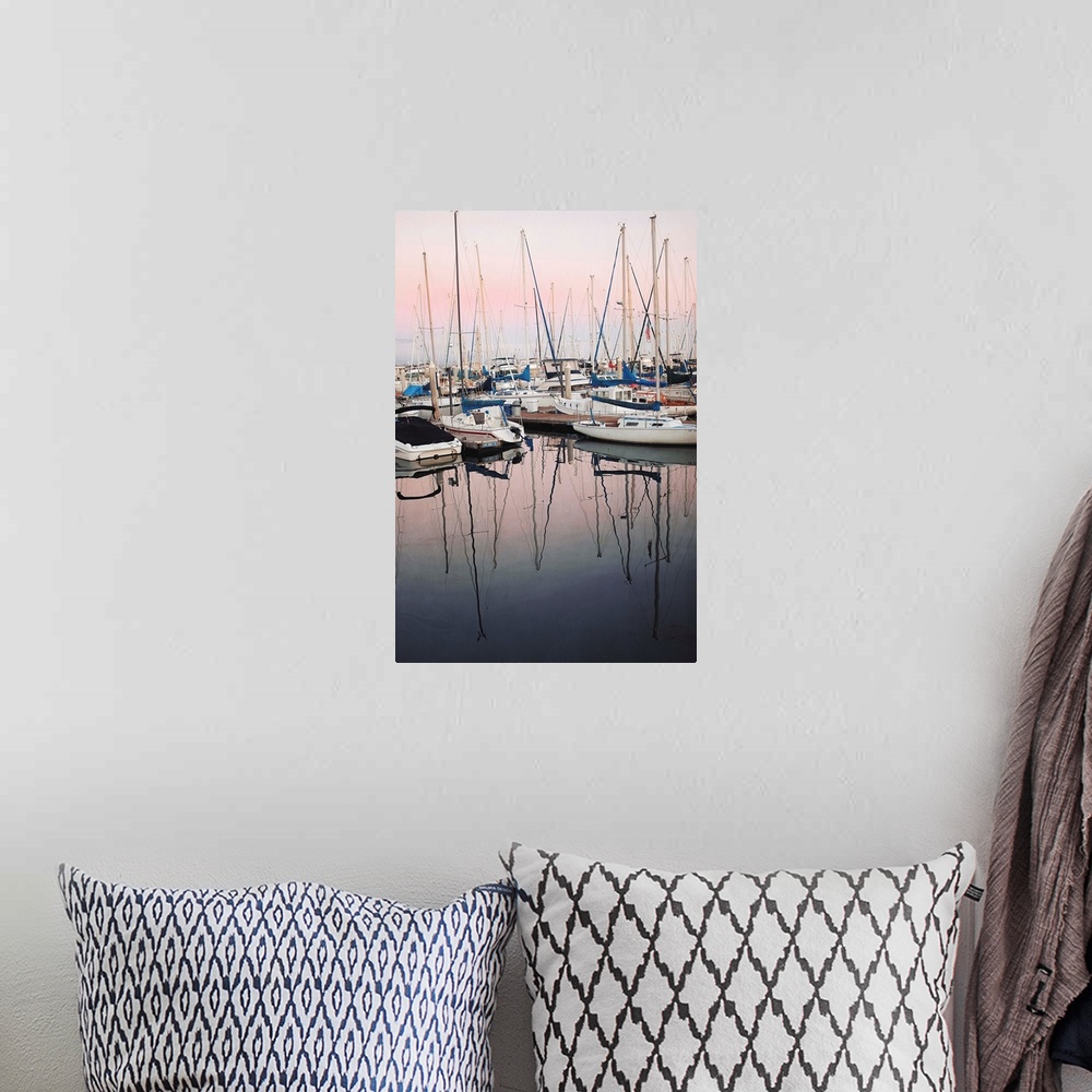 A bohemian room featuring Harbor at Dusk