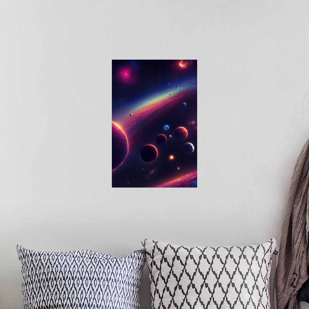 A bohemian room featuring Cosmic VI