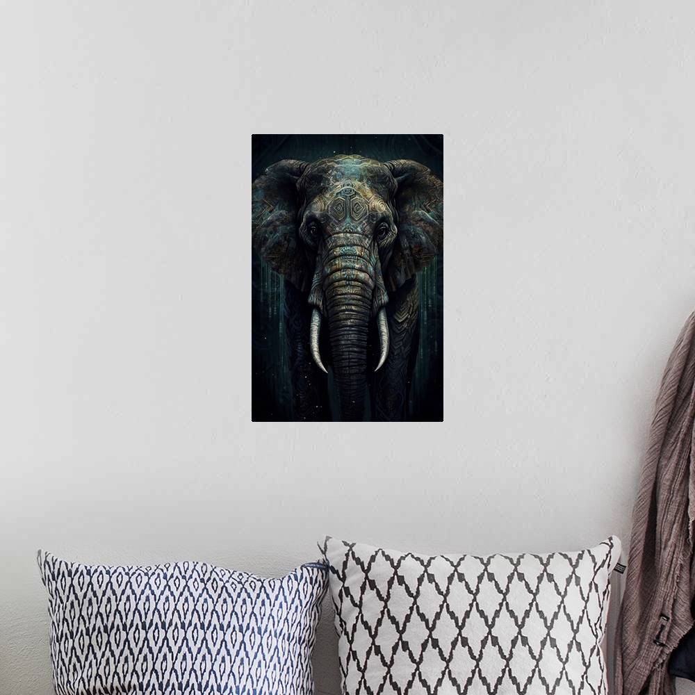 A bohemian room featuring Elephant I