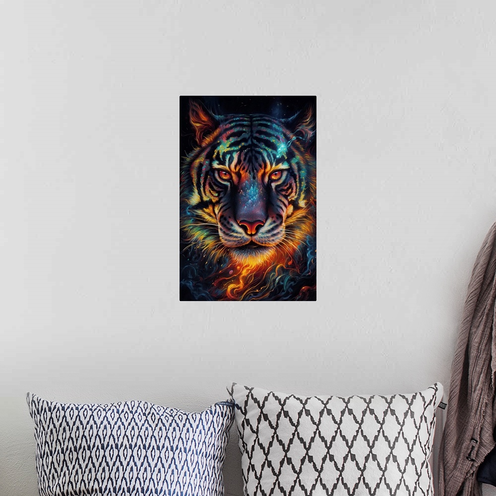 A bohemian room featuring Tiger IV