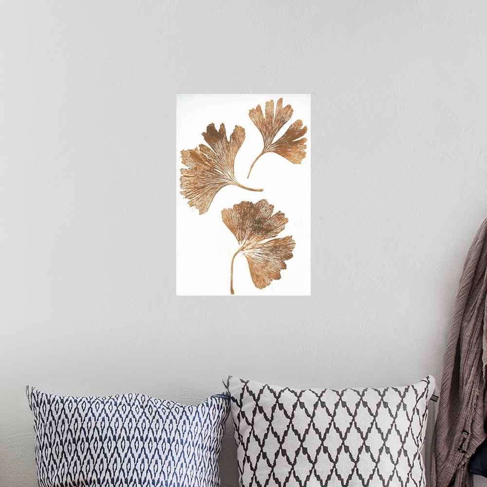A bohemian room featuring Ginkgo 3 Brown