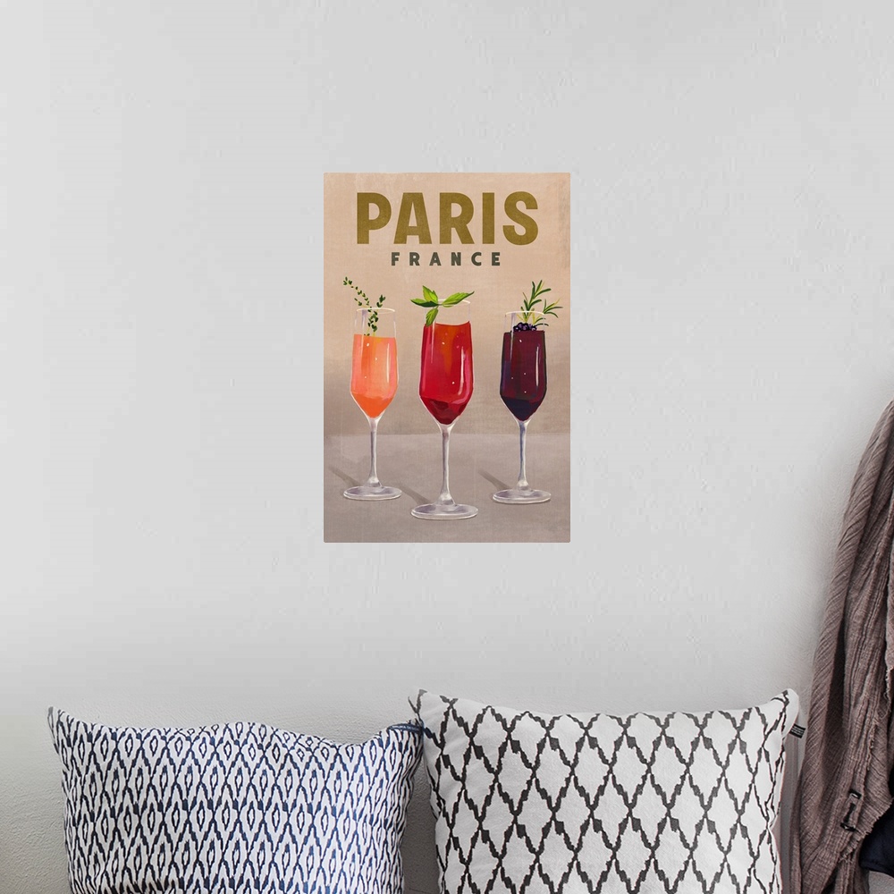 A bohemian room featuring Cocktail Paris