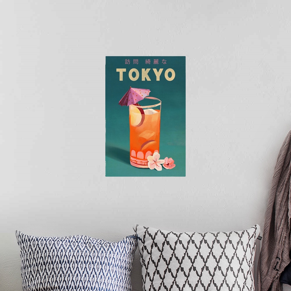 A bohemian room featuring Cocktail Tokyo