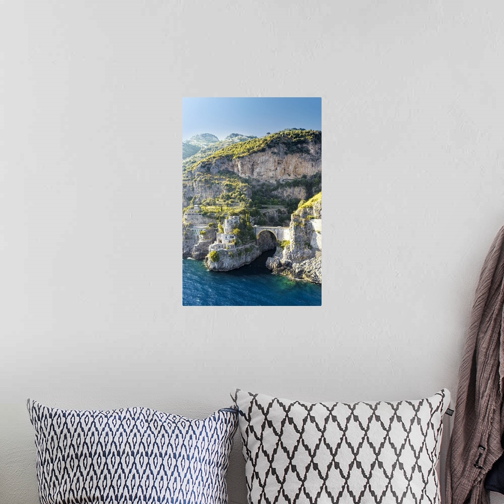 A bohemian room featuring Fiordo di Furore, Amalfi Coast, Campania, Italy