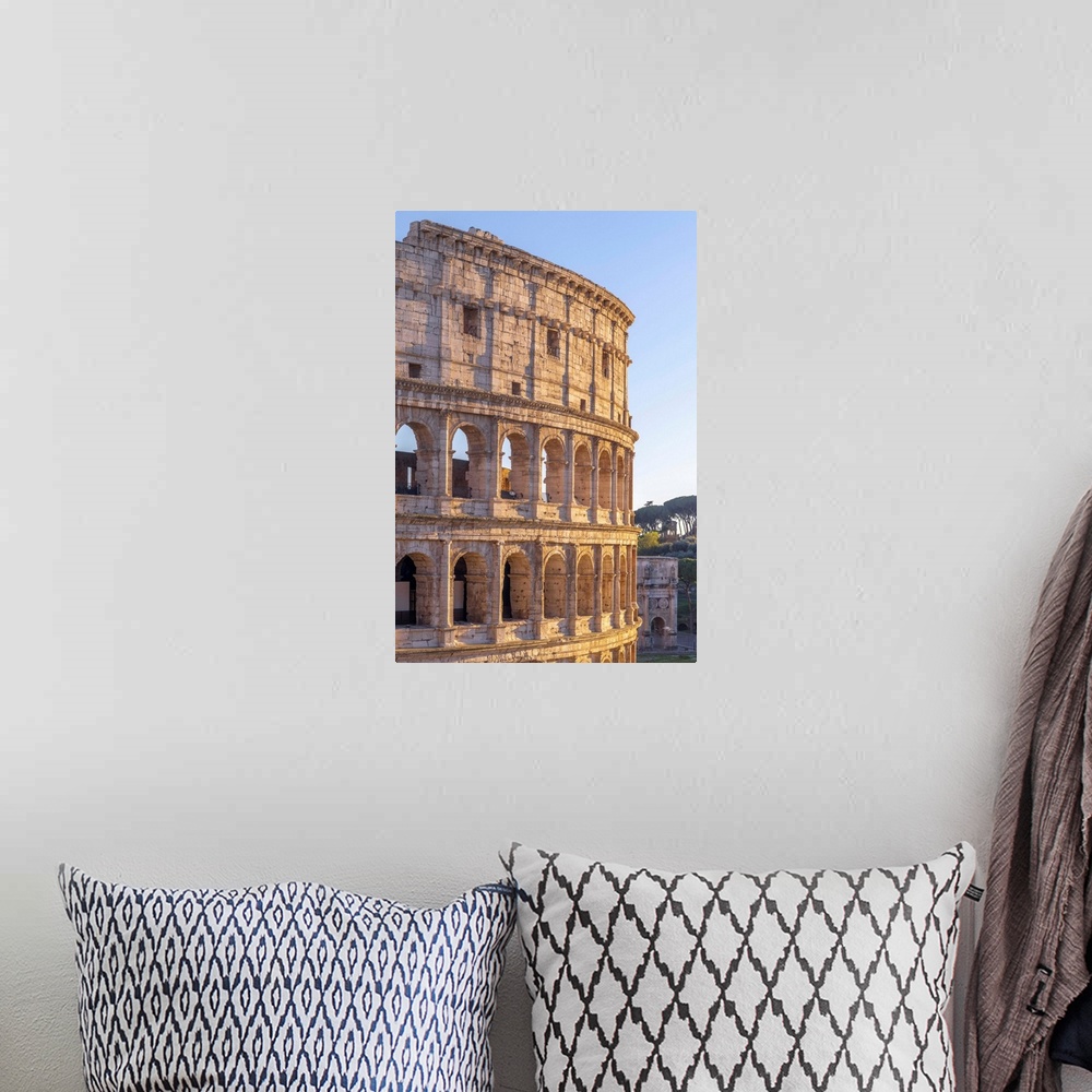 A bohemian room featuring Italy, Lazio, Rome, Colosseum.
