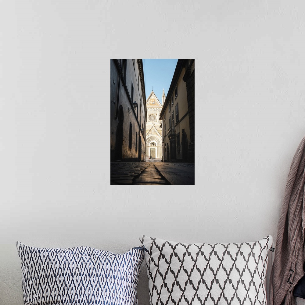 A bohemian room featuring Orvieto Cathedral from the old town, Terni province, Umbria, Italy.