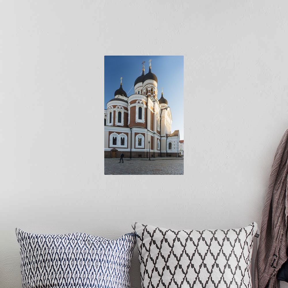 A bohemian room featuring Exterior of Russian Orthodox Alexander Nevsky Cathedral, Toompea, Old Town, Tallinn, Estonia, Europe