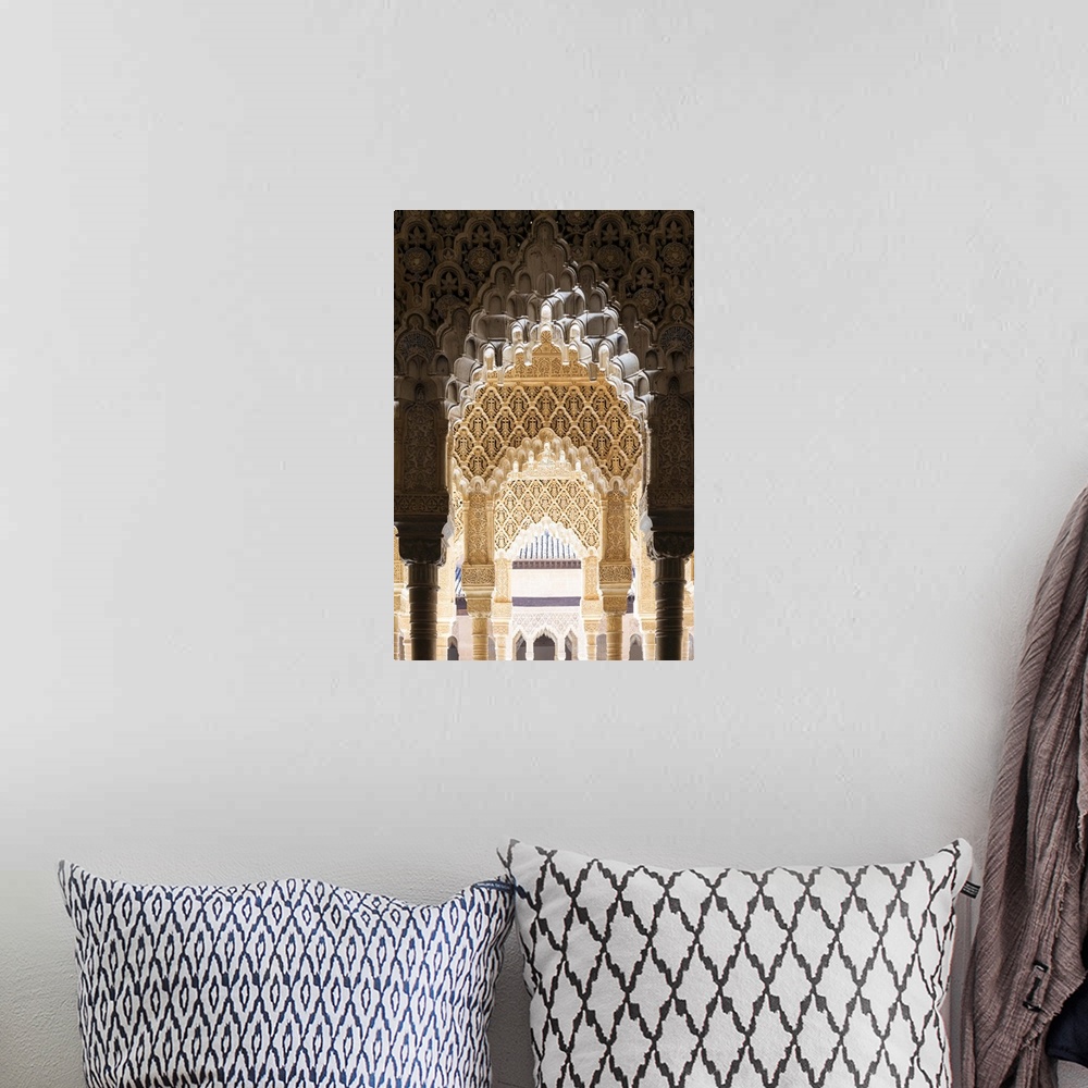 A bohemian room featuring Spain, Andalusia, Granada. The Alhambra