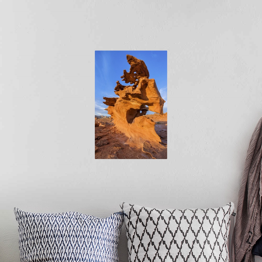 A bohemian room featuring USA, Nevada, Mojave Desert, Gold Butte National Monument, Little Finland.