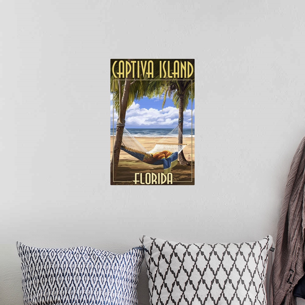 A bohemian room featuring Captiva Island, Florida, Hammock Scene