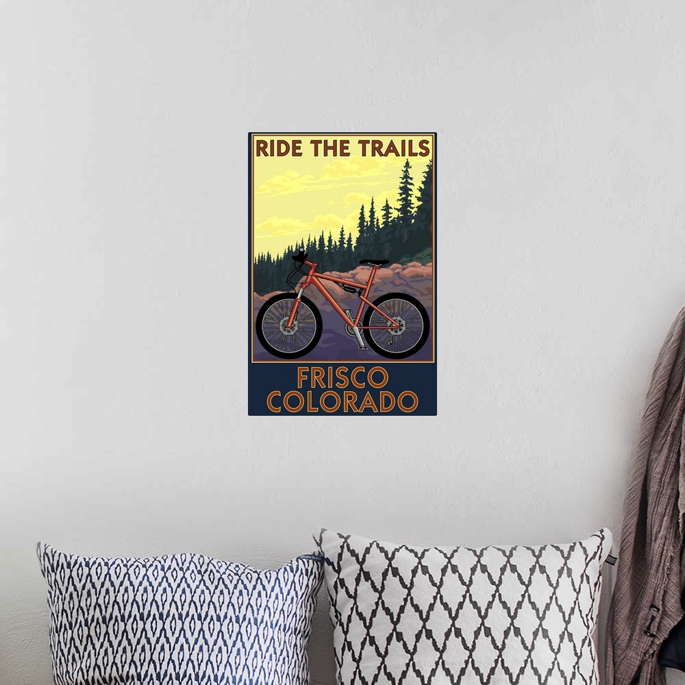 A bohemian room featuring Frisco, Colorado, Ride the Trails