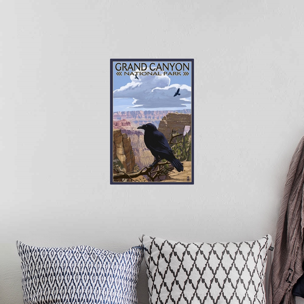 A bohemian room featuring Grand Canyon National Park, Ravens and Angels' Window