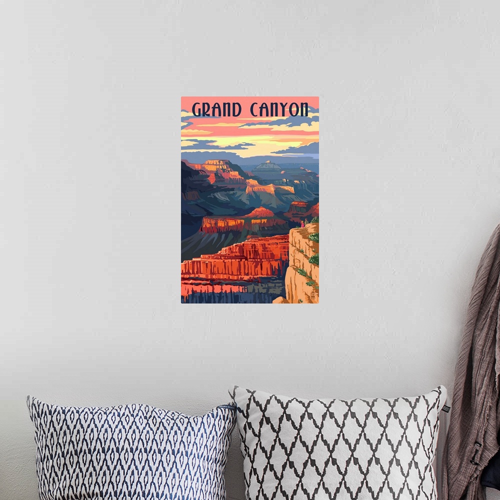 A bohemian room featuring Grand Canyon National Park, Sunset View