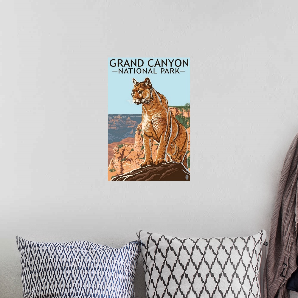 A bohemian room featuring Mountain Lion, Grand Canyon National Park
