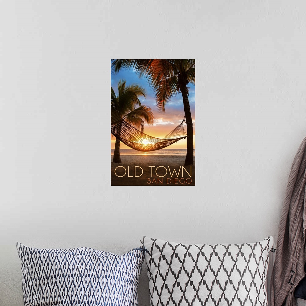 A bohemian room featuring Old Town, San Diego, California, Hammock and Sunset